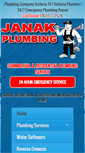Mobile Screenshot of janakplumbing.com